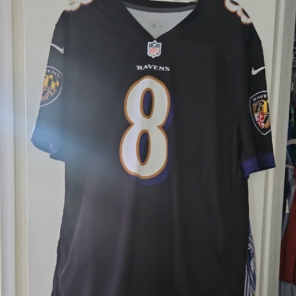 Fanatics Black and Purple Ravens Jersey